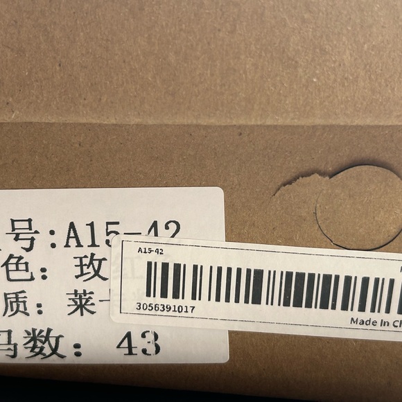 Women’s Red Cloth Kitten Heel Pointy Closed Toe Sandals Size 43 EUR  11 1/2 US - Picture 12 of 12